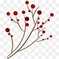 卡通海报效果树枝-空若网 卡通海报效果树枝-空若网