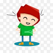 可爱卡通男孩-空若网 可爱卡通男孩-空若网