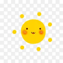 黄色手绘卡通笑脸-空若网 黄色手绘卡通笑脸-空若网
