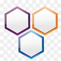 彩色六边形-空若网 彩色六边形-空若网