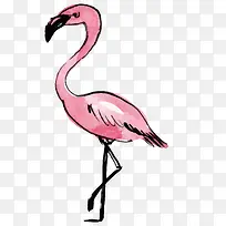 彩色的白鹭矢量素材-空若网 彩色的白鹭矢量素材-空若网