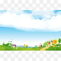 卡通背景-空若网 卡通背景-空若网