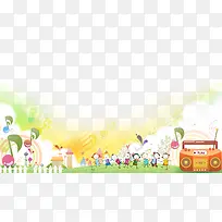 卡通背景-空若网 卡通背景-空若网