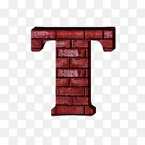 红砖墙字母t-空若网 红砖墙字母t-空若网