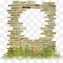 卡通砖墙-空若网 卡通砖墙-空若网