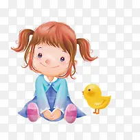卡通可爱小女孩-空若网 卡通可爱小女孩-空若网