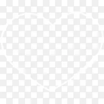 白色边框心形-空若网 白色边框心形-空若网