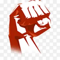 红色拳头淘宝促销-空若网 红色拳头淘宝促销-空若网