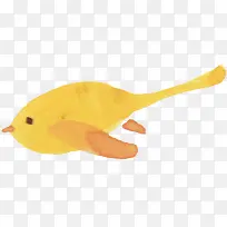 黄色可爱卡通小鸟-空若网 黄色可爱卡通小鸟-空若网