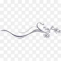 古风手绘花朵边框-空若网 古风手绘花朵边框-空若网