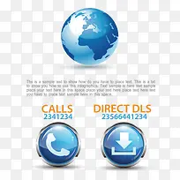 地球矢量素材-空若网 地球矢量素材-空若网