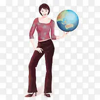 矢量手绘人物-空若网 矢量手绘人物-空若网