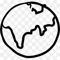 手绘地球-空若网 手绘地球-空若网