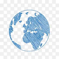 手绘地球-空若网 手绘地球-空若网