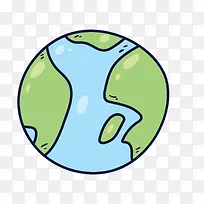 卡通地球PNG下载-空若网 卡通地球PNG下载-空若网