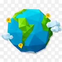 地球创意卡通-空若网 地球创意卡通-空若网