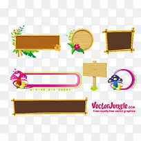 矢量标签卡通-空若网 矢量标签卡通-空若网