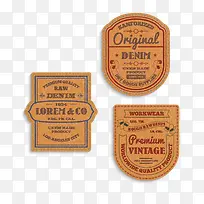 矢量牛皮标牌-空若网 矢量牛皮标牌-空若网