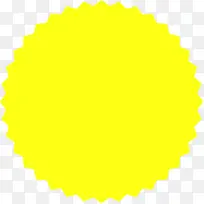 黄色卡通促销标签-空若网 黄色卡通促销标签-空若网