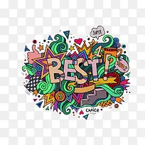 ��ɫ�ſ���ĸ�廭-������