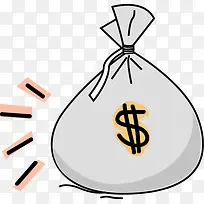 卡通手绘钱袋-空若网 卡通手绘钱袋-空若网