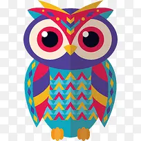 花纹猫头鹰动物设计-空若网 花纹猫头鹰动物设计-空若网