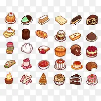 蛋糕甜点PNG图标-空若网 蛋糕甜点PNG图标-空若网