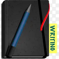 画笔时尚记事本PNG图标-空若网 画笔时尚记事本PNG图标-空若网