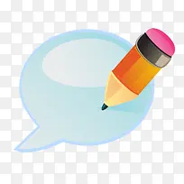 铅笔矢量圆角PNG图标-空若网 铅笔矢量圆角PNG图标-空若网