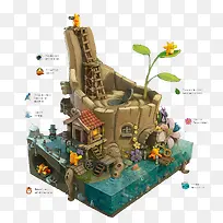 卡通立体模型-空若网 卡通立体模型-空若网