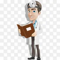 矢量卡通医生人物素材-空若网 矢量卡通医生人物素材-空若网