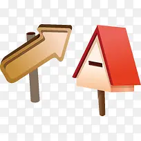 牌子png矢量元素-空若网 牌子png矢量元素-空若网