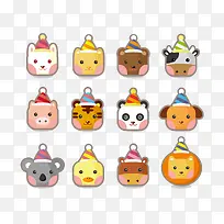 卡通小动物-空若网 卡通小动物-空若网