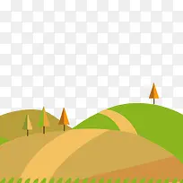 手绘卡通草地-空若网 手绘卡通草地-空若网