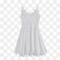 吊带白裙-空若网 吊带白裙-空若网
