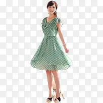 夏日点状连衣裙电商-空若网 夏日点状连衣裙电商-空若网