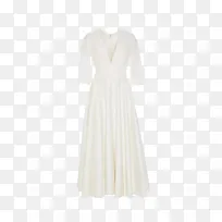 白色淑女连衣裙-空若网 白色淑女连衣裙-空若网