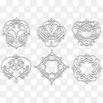 复古对称中式花边-空若网 复古对称中式花边-空若网