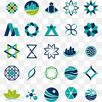 蓝色商务标志设计-空若网 蓝色商务标志设计-空若网