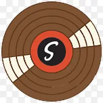 分层创意卡通圆盘-空若网 分层创意卡通圆盘-空若网