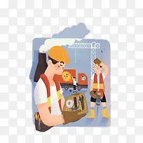 卡通插画-空若网 卡通插画-空若网