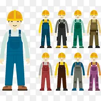 手绘安装工人-空若网 手绘安装工人-空若网