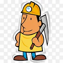 卡通工人-空若网 卡通工人-空若网
