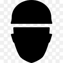 工人的剪影图标-空若网 工人的剪影图标-空若网