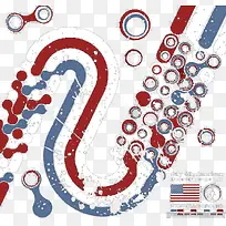 时尚复古美国元素背景-空若网 时尚复古美国元素背景-空若网