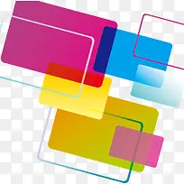 彩色几何方块-空若网 彩色几何方块-空若网