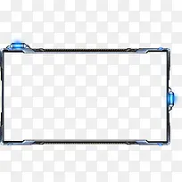 蓝色绚丽时尚方框-空若网 蓝色绚丽时尚方框-空若网