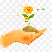 手捧花-空若网 手捧花-空若网