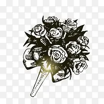 手绘手捧花-空若网 手绘手捧花-空若网