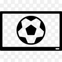 足球在电视监控图标-空若网 足球在电视监控图标-空若网